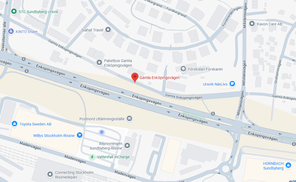 Location Map - Gamla Enköpingsvägen 150, Sundbyberg