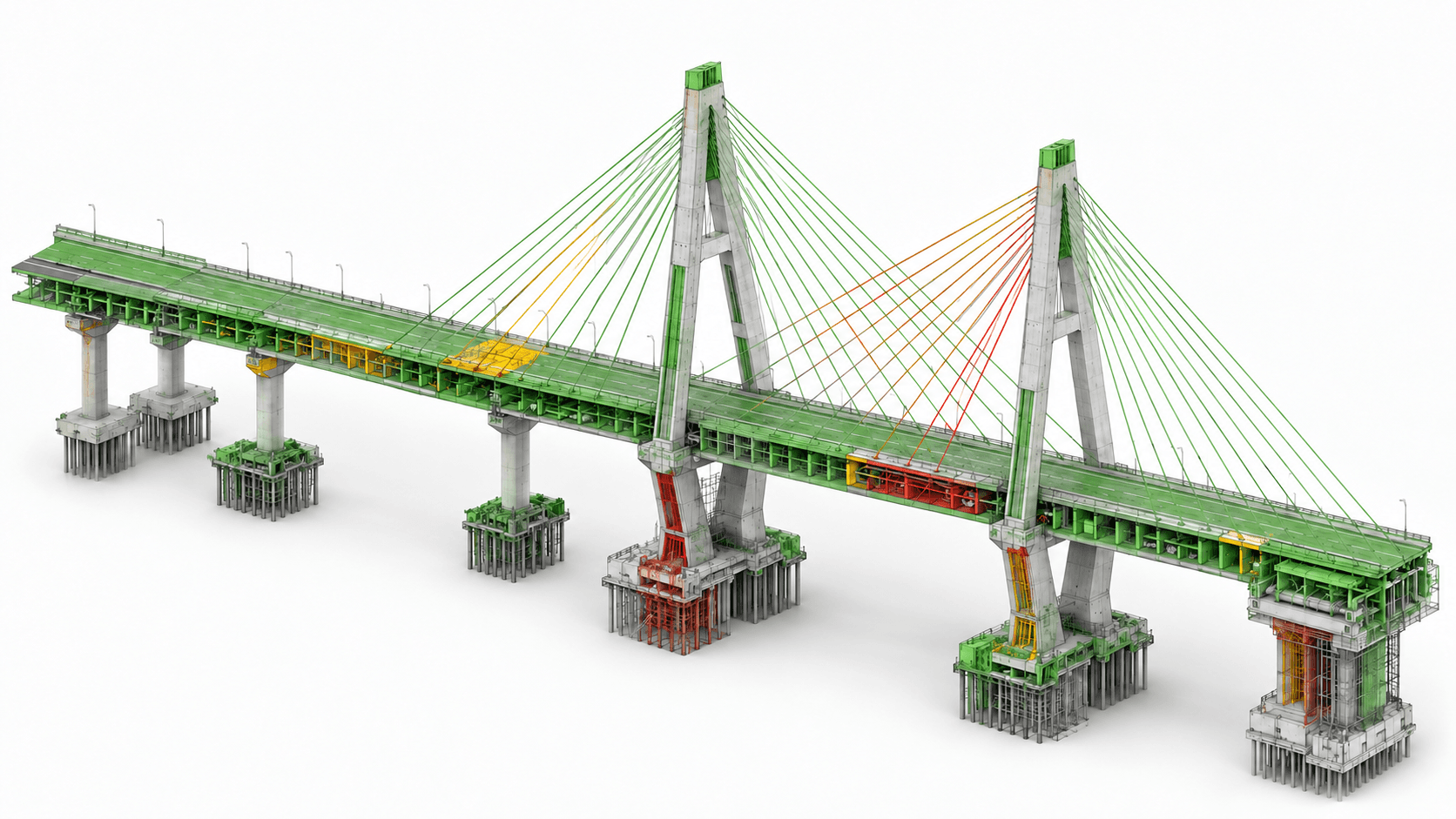 Illustratives fachübergreifendes BIM-Modell: Infrastruktur